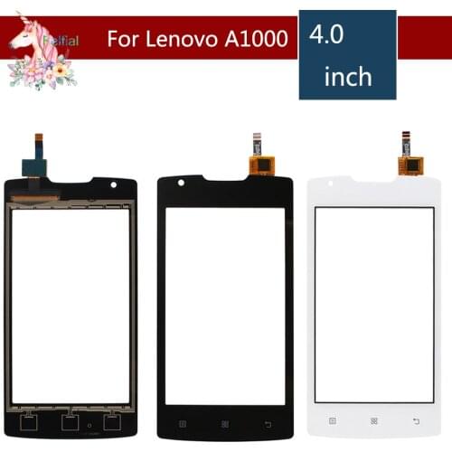 4.0" For Lenovo A1000 LCD Touch Screen Digitizer Sensor Outer Glass Lens Panel Replacement