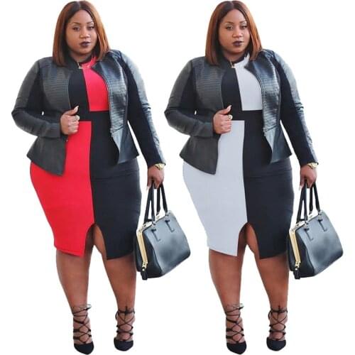 5xl Women Dresses Summer Clothes Wholesale Ladies Black Patchwork Bodycon Dress Sleeveless Sexy Plus Size Dresses Dropshipping