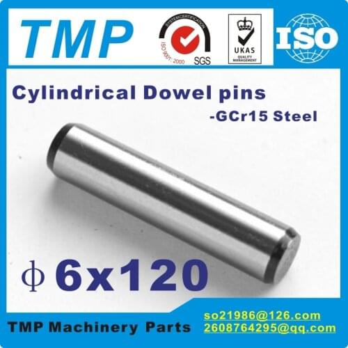 6x120mm Locating Pins/Dowel pins/6mm Cylindrical position pins-TLANMP Material:Steel GCr15