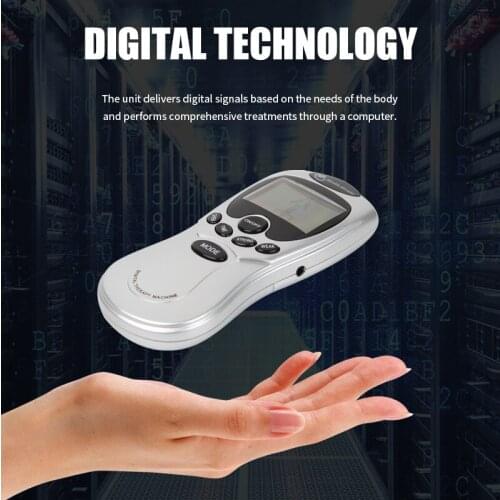 8-Mode TENS Acupuncture Body Massage for Back Neck Hand Massage Muscle Stimulator Massager Electric Digital Therapy Machine