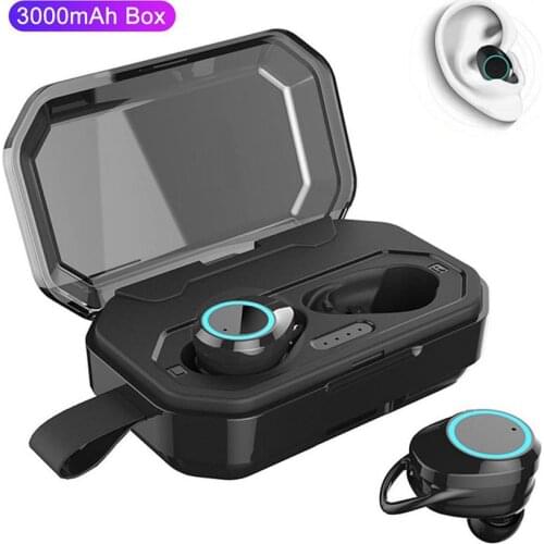 TWS Wireless Earphones Bluetooth Headset In-Ear MIni Earbuds Stereo HD Sound Handsfree Earpieces for Samsung iPhone LG Motorola