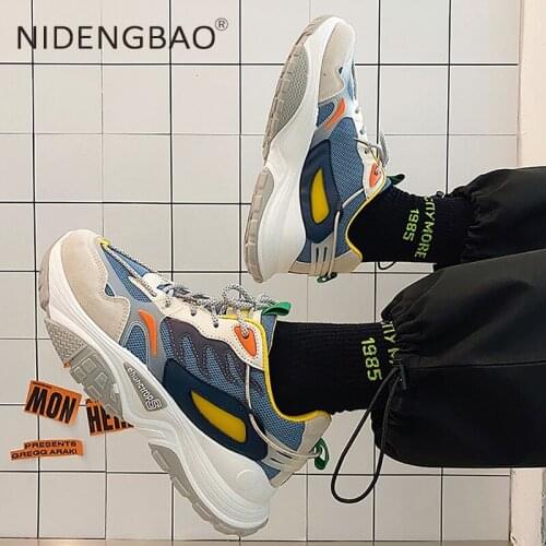 Men Sneakers Platform Increase Running Shoes Male Shoes Sports Shoes Fashion Casual Non-slip Footwear Jogging Trend Shoes