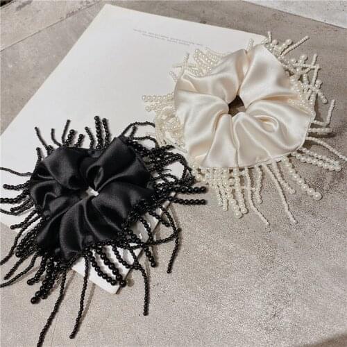 Fashion Girls Fabric art hair accessories Cute Sweet Kids Girls hair band headband rubber band easy matching elastic hair bands