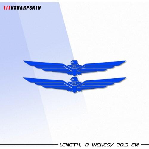 Motorcycle sticker accessories bike Fuel tank Wheels helmet notebook Luggage reflective MOTO sign sticker For HONDA GL gl