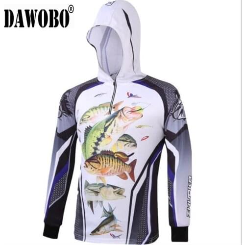 2020 New Mens womon fishing clothes breathable quick dry Anti UV 40+ Anti-mosquit long sleeve hooded fishing Shirts