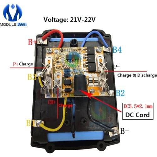 5S 18.5V 18A BMS 18650 Lithium Battery Protection Board Li-ion Battery Cell Packs Short Circuit Over Charge Discharge Protect