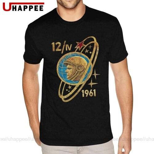 Russia CCCP Yuri Gagarin T Shirts Boy Good Quality T Shirts Mens Short Sleeve Sale Brand Top Apparel
