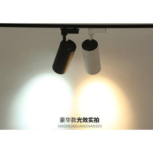 2pcs LED Track Light 15W 20W 30W Mounted Ceiling Rail Spotlight Fixture Bulb Lamp Indoor Lighting For Shop Store Home Showroom