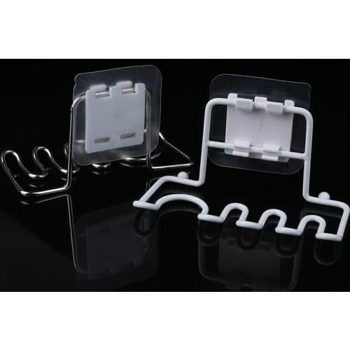 1 pc Toothbrush Holder Shaver Toothbrush Shelf Toothpaste Holder Rack Bathroom Organizer Accessories