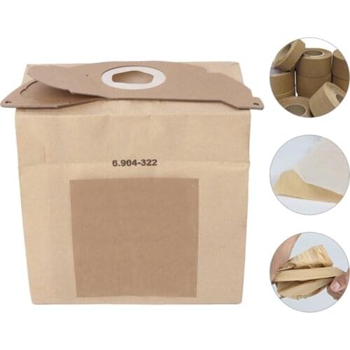 2pcs Universal Vacuum Cleaner Paper Dust Bags for KARCHER MV2 WD2000-WD2.399 A2000-A2099 WD2.250 A2004 A2054 Dust Hoover Bag
