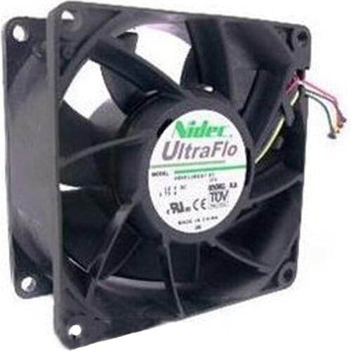 For NIDEC 80x80x38mm 8cm DC 12V 1.73A V80E12BGA7-07 4-wire PWM double-ball high-speed server cooling fan