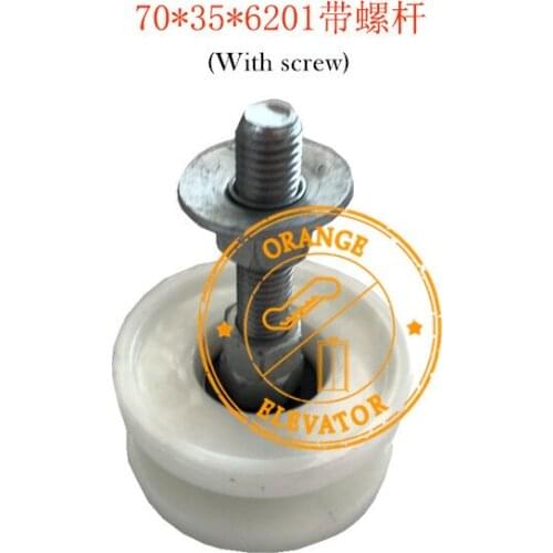 Escalator Handrail Guide Roller GAA456DH1 OD70mm W34mm 6201RS W Shaft