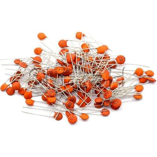 100pcs Ceramic capacitor 50V 15pF 18pF 20pF 22pF 27pF 30pF 33pF 39pF 47pF 50pF