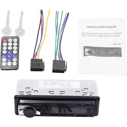 Car Radio Audio Receiver With Bluetooth Handsfree USB / MP3 / FM / WMA / TF-Media Player