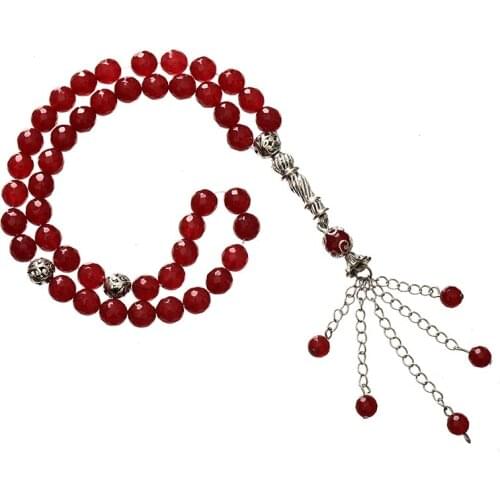 Free Shipping 8mm Dark Red Faceted Red jasper Stone For Handmade Prayer Beads jewelry Rosary Bracelets 16inch F058