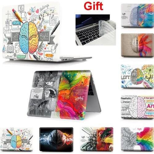 Case for Macbook Air 13 inch 11 Cover Pro 13 15 16 12 Retina Shell Screen Keyboard Protector Touch Bar Art Print Brain 2020 2019