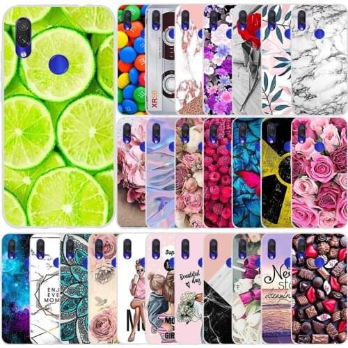 Case For Xiaomi Redmi 7 Silicone Case Slim TPU For Xiaomi Redmi7 Print 3D Funda For Redmi 7 Coque Bumper Cover 6.26 inch Fundas