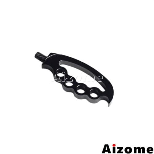 Black 3.8" Shifter Peg M8 Motorcycle Foot Rests Knuckle Style Shifter Pegs For Harley Sportster 883R 883L Forty-Eight