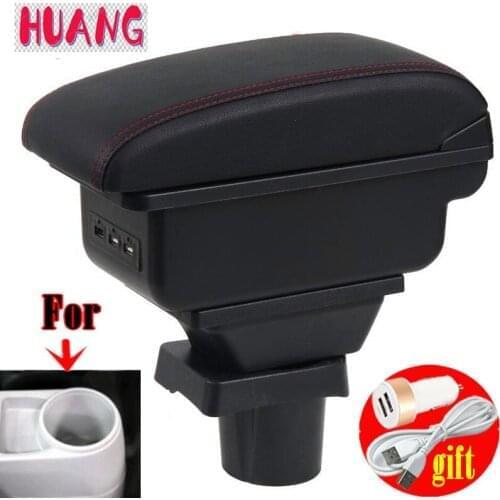For Honda CR-Z CRZ armrest box universal car center console modification accessories double raised with USB