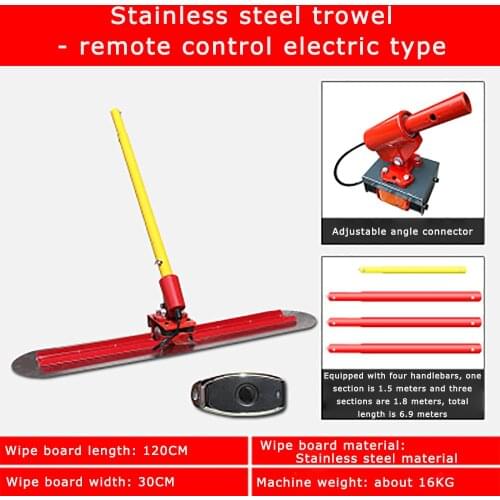 100-120cm Electric Concrete Polisher level Floor Vibration Ruler Mortar Vibrator Screed Concrete Leveling Machine 24V