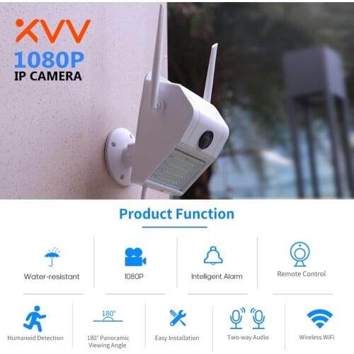 Global Version Xiaovv D6 Camera 1080P Waterproof IP Camcorder Wall Lamp IR Night Vision Motion Detection Outdoor IP Camera