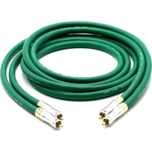 Hifi audio MCINTOSH 2328 7N Copper RCA Interconnect audio cable wire with Pailicce gold plated plugs RCA to RCA extension cord