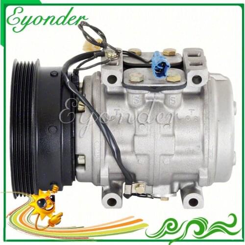 Auto AC A/C Air Conditioner Compressor Cooling Pump for TOYOTA COROLLA AE82 1.6 1600CC Old Model Clutch Pulley 4PK 1985-1989