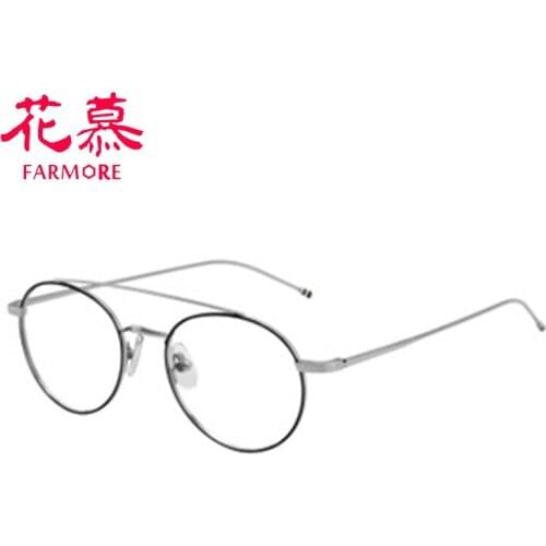 Metal Circle Spectacle Frame Fashion Box with Myopia Glasses Option, Shenzhen 1823, China