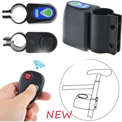 Newest Wireless Alarm Lock Bike Security System With Remote Control Anti-Theft Bicycle Lock Bicycle Accessories Dropshipping