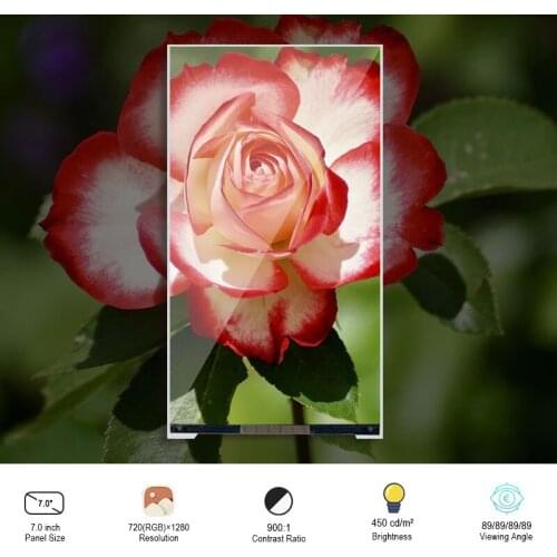 Original BOE BP070HD1-100 Resolution 720x1280 7 Inch MIPI Interface 34 Pins Connector Lcd Display Screen