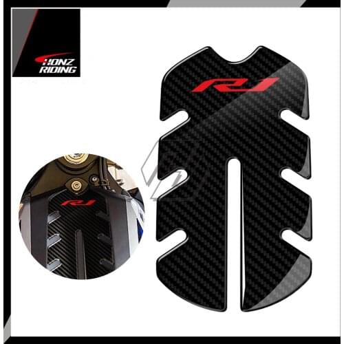 For Yamaha YZF-R1 R1 2015-2017 3D Motorcycle Front Gas Fuel Tank Cover Protector Tank Pad