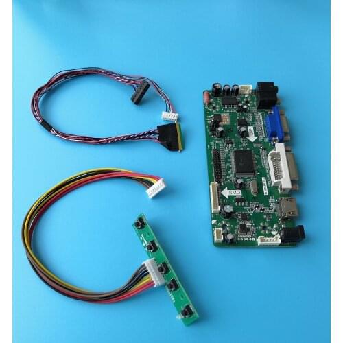LED LCD HDMI-compatible DVI VGA Controller board DIY for 40pin LP156WH2(TL)(C1)/LP156WH2(TL)(C2) 1366X768 15.6" panel screen