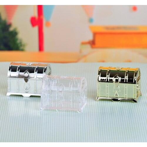 Transparent Plastic Wedding Gift Boxes treasure box Baby Shower Candy Box jewellery box F20173538