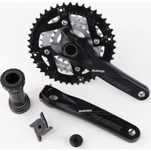 Taiwan Prowheel 401-TT-N MTB Bicycle Hollow 9S 22 32 44T Mountain Bike CrankSet Chain Wheel Freewheel Crank & Chainwheel