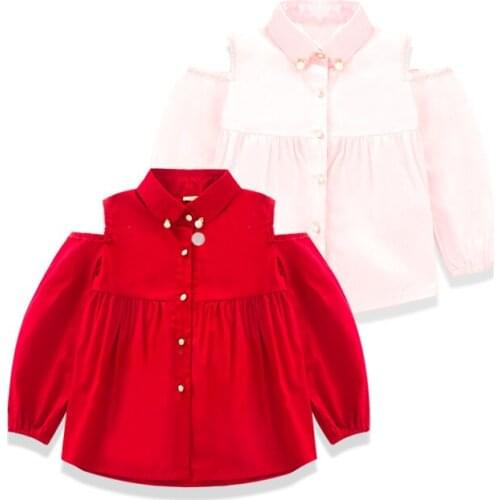 2016 Spring New Pattern Korean Children Dress Girl Baby Strapless Nail Pearl Skirt Pendulum Shirt Girl Fashion Shirt Jacket