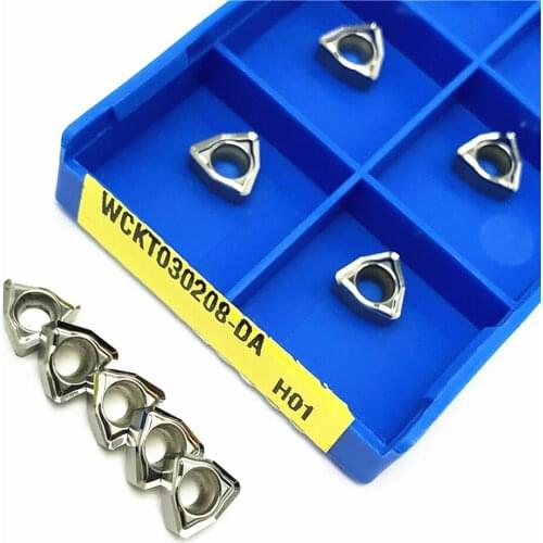 WCKT030208 WCKT040208 WCKT050308 WCKT06T308 WCKT080412 DA H01 Aluminum turning tool U drill inserts high quality Cutting tool