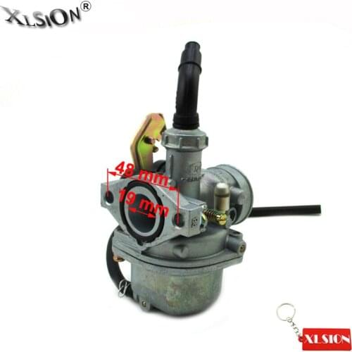 XLSION Aftermarket 19mm PZ19 Cable Choke Carburetor For Chinese 50cc 70cc 90cc 110cc ATV Quad Dirt Bike