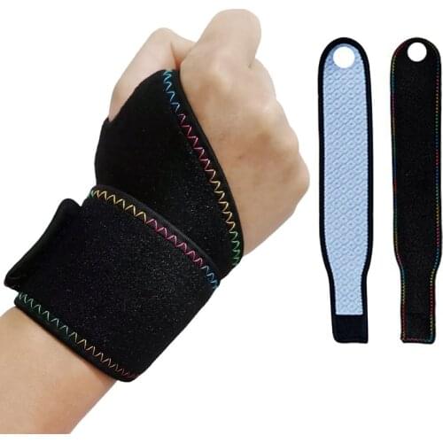 1 Pcs Left Right Wrist Brace Adjustable Wrist Support Brace Wrist Compression Wrap with Pain Relief for Arthritis and Tendinitis