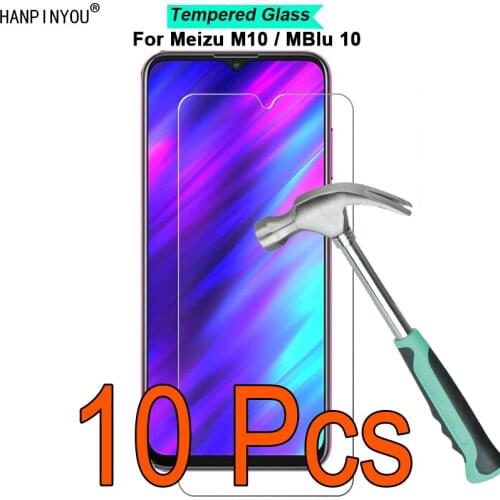 10 Pcs/Lot For Meizu M10 6.5" 9H Hardness 2.5D Ultra-thin Toughened Tempered Glass Film Screen Protector Guard