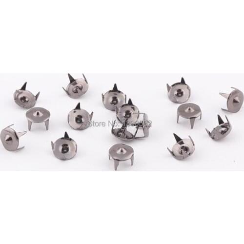 100pcs /lot 5mm black color metal Nailhead Stud Garment Rivets DIY decorative rivet for Shoes Bag Clothes