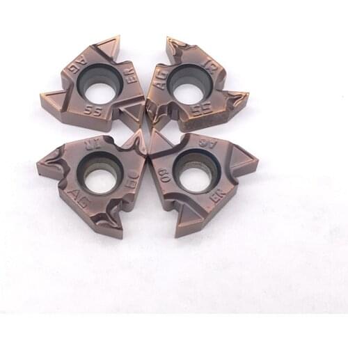 16ER AG55 AG60 1.0 1.5 2.0 2.5 3.0 Threading Inserts CNC Turning Tool Stainless Steel And Steel Parts Are Universal