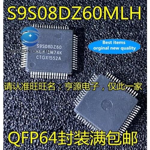 2PCS MC9S08DZ60 MC9S08DZ60MLH S9S08DZ60MLH in stock 100% new and original
