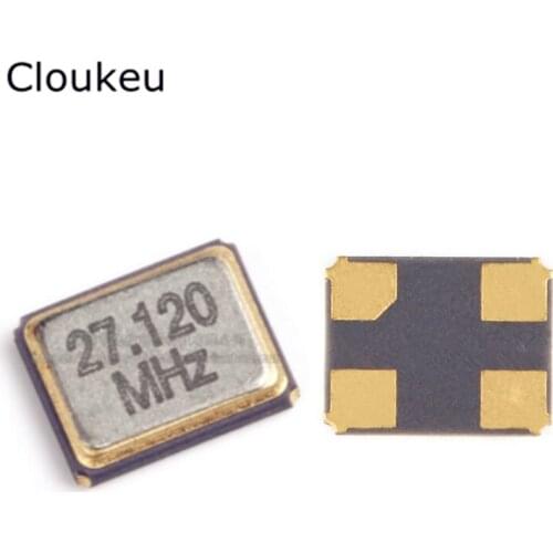 3225 27.12MHz 10PPM 10PF SMT Passive Sealing clock Crystal oscillator (3.2*2.5mm)