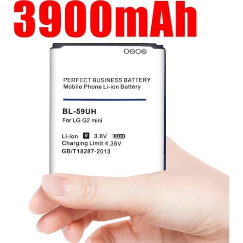 3900mAh BL-59UH BL59UH Battery for LG G2 mini D620 D620R D620K D618 D315 F70 D410 L65 D285