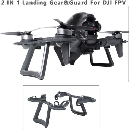 DJI FPV Drone Protection Guard Heightening Landing Gear 2 in 1 Multifunctional Stand For DJI FPV Drone Accessories