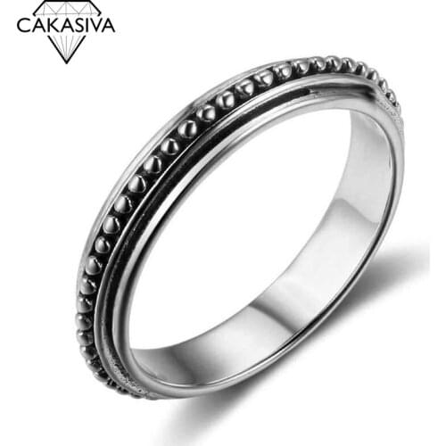 Womens 925 Retro Thai Silver Ring Retro Craft Ring Gift Jewelry Ring Wholesale