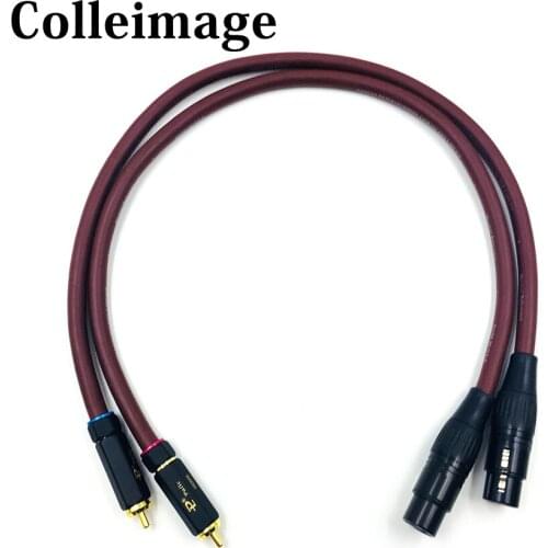 Audiophile Cardas Cable 2 RCA Male to 2 XLR 3 Pin Male Female Cannon Amplifier Mixing Plug AV Cable Dual XLR to Dual RCA Cable