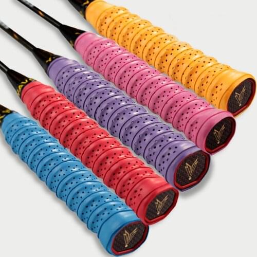 Sweat-absorbent Badminton Grip Tape Anti-Slip Durable Tennis Racquet Sweatband Outdoor Tool #a