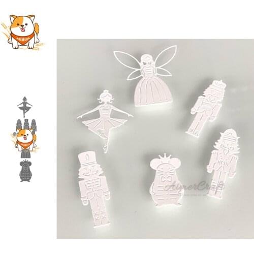 Cartoon Doll Series Metal Cutting Dies Scrapbooking Stencil Decorative Embossing Craft Die Cuts Card Making New Dies For 2019