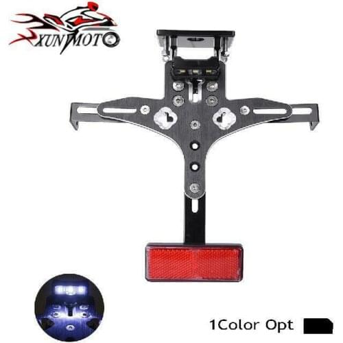 Motorcycle CNC Aluminum Adjustable License Plate Mount Holder Bracket for 1998 1999 2000 2001 2002 Yamaha YZF R6 YZF-R6 600